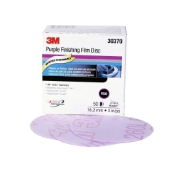 3" HOOKIT PURPLE FINISHING FILM DISC P800 50/BOX